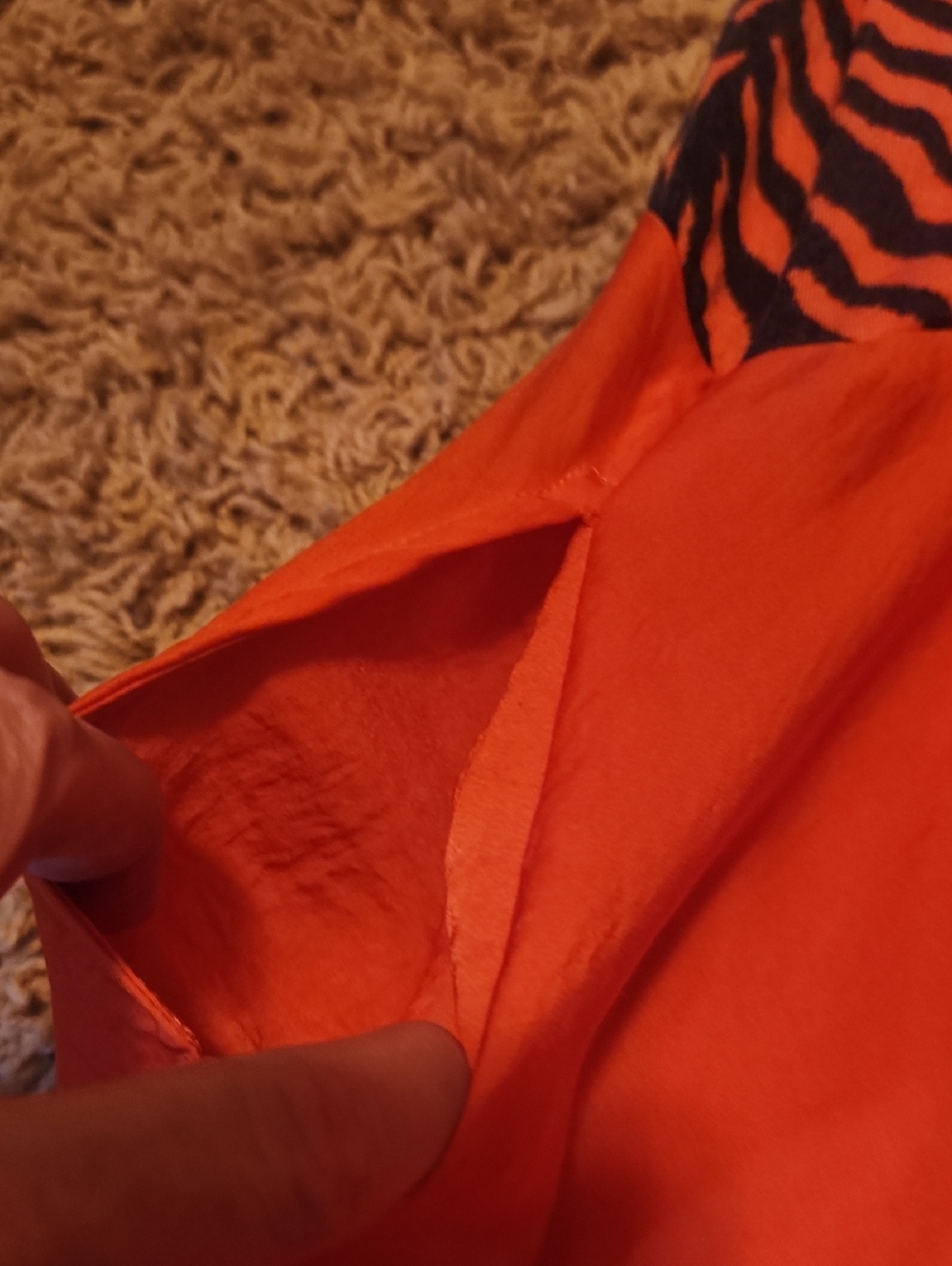 Free People Orange Summer Tank Top Dress Size Medium - Picture 9 of 13